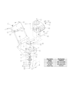 Kawasaki Engine Assembly Diagram and Parts List for G1548 55AE232S150-WAM Cub Cadet Lawn Mower